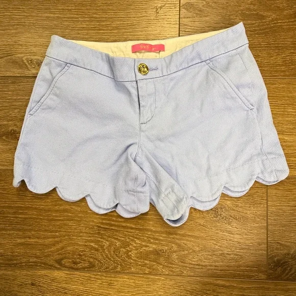 Lilly Pulitzer Women's Shorts Bundle 2 Pairs Size 0 Scallop Floral Preppy Summer - Picture 2 of 16